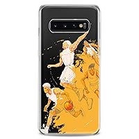 Case Compatible for Samsung A91 A54 A52 A51 A50 A20 A11 A12 A13 A14 A03s A02s Basketball Print Sport Soft Slim fit Ball Top Cute Championship Fun Clear Manly Flexible Silicone Design Powerful