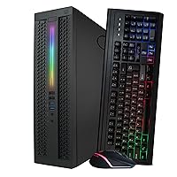 HP ProDesk 600G1 (RGB) Desktop Computer | Quad Core Intel i5 (3.2) | 8GB DDR4 RAM | 250GB SSD Solid State | Windows 10 Professional | Home or Office PC (Renewed)
