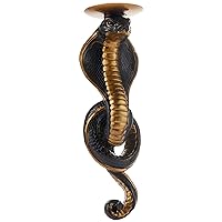 Design Toscano Renenutet The Cobra Snake Goddess Egyptian Wall Sconces, 10 Inch, Set of Two, Full Color