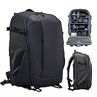 ULANZI Camera Backpack Professional Bag, Waterproof Photography Camera Case Anti Theft Travel for Photographers DSLR Mirrorless Camera Lens Tripod Holder 16