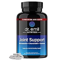 DR. EMIL NUTRITION Joint Aid Supplement - Joint Supplement with Glucosamine Chondroitin, MSM & Turmeric - Joint Health Supplement for Mobility and Discomfort for Men and Women* (60 Capsules)