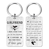 Valentines Day Gifts for Girlfriend- Romantic Keychain for Your Girlfriend Valentines Day from Boyfriend