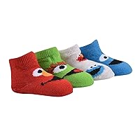 Sesame Street Baby Boys' Quarter Socks