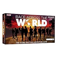 | Race Across The World: The Globe-Trotting Adventure Game! | Family TV Show Game| for 2-6 Players | Ages 8+