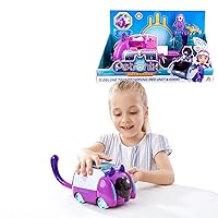 Petronix Defenders Deluxe Transforming Med Unit & Emma , Transforming Playset and 3″ Figure, Transform from Cat to Hospital, Play Pretend Toys for Kids Toys For Boys and Girls Ages 3 And Up