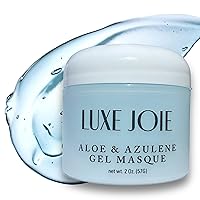 Aloe & Azulene Gel Masque Hydrating & Soothing Facial Mask Hyaluronic Acid Lavender Green Tea Men Womens