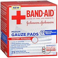 Johnson & Johnson Red Cross Hospital Grade Gauze Pads 3