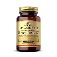 Vitamin D3 (Cholecalciferol) 25 mcg (1000 IU) - Helps Maintain Healthy Bones & Teeth - Immune System Support - Non-GMO, Gluten Free, Dairy Free, Kosher - Unflavored, 180 Count