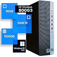 BlairTech 800G3 Desktop Computer | Intel i5-6500 (3.2) | 16GB DDR4 RAM | 500GB SSD Solid State | Windows 10 Professional | Home or Office PC (Renewed)