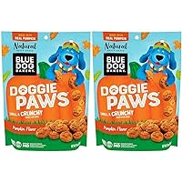 Blue Dog Bakery Doggie Paws, Pumpkin Flavor, 10 Ounces (Pack of 2)