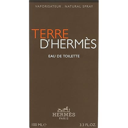 Hermes Terre D'Hermes Eau de Toilette spray for Men, 3.3 Ounce