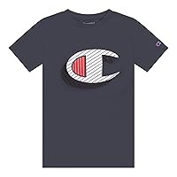 Champion Boys Shirt Performance Short Sleeve Tech Athletic Tee Shirt Top Kids Clothing - Great for Gym, Sports, and School