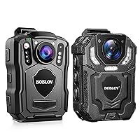 BOBLOV Bundle Deal, M5 64GB GPS 2K Police Body Camera and T5 128G Body Camera