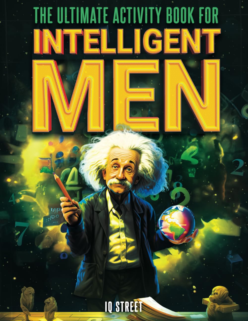 The Ultimate Activity Book for Intelligent Men: Tricky Brain Teasers, Mind Games and Logic Puzzle Book for Adults (Perfect Gift for Men)