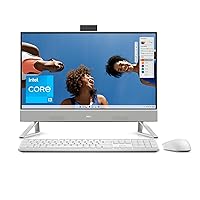 Dell Inspiron 5420 All in One Desktop - 23.8-inch FHD (1920x1080) 60Hz Display, Intel Core i3-1315U, 8GB DDR4 RAM, 512GB SSD, Intel UHD Graphics, White IR Camera Windows 11 Home - White Dell Inspiron 5420 All in One Desktop - 23.8-inch FHD (1920x1080) 60Hz Display, Intel Core i3-1315U, 8GB DDR4 RAM, 512GB SSD, Intel UHD Graphics, White IR Camera Windows 11 Home - White