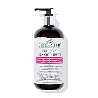CURLSMITH - Full Body Milk Hair Conditioner, Volumizing and Hydrating for Wavy, Curly or Coily Hair, Vegan (355ml/12fl oz)