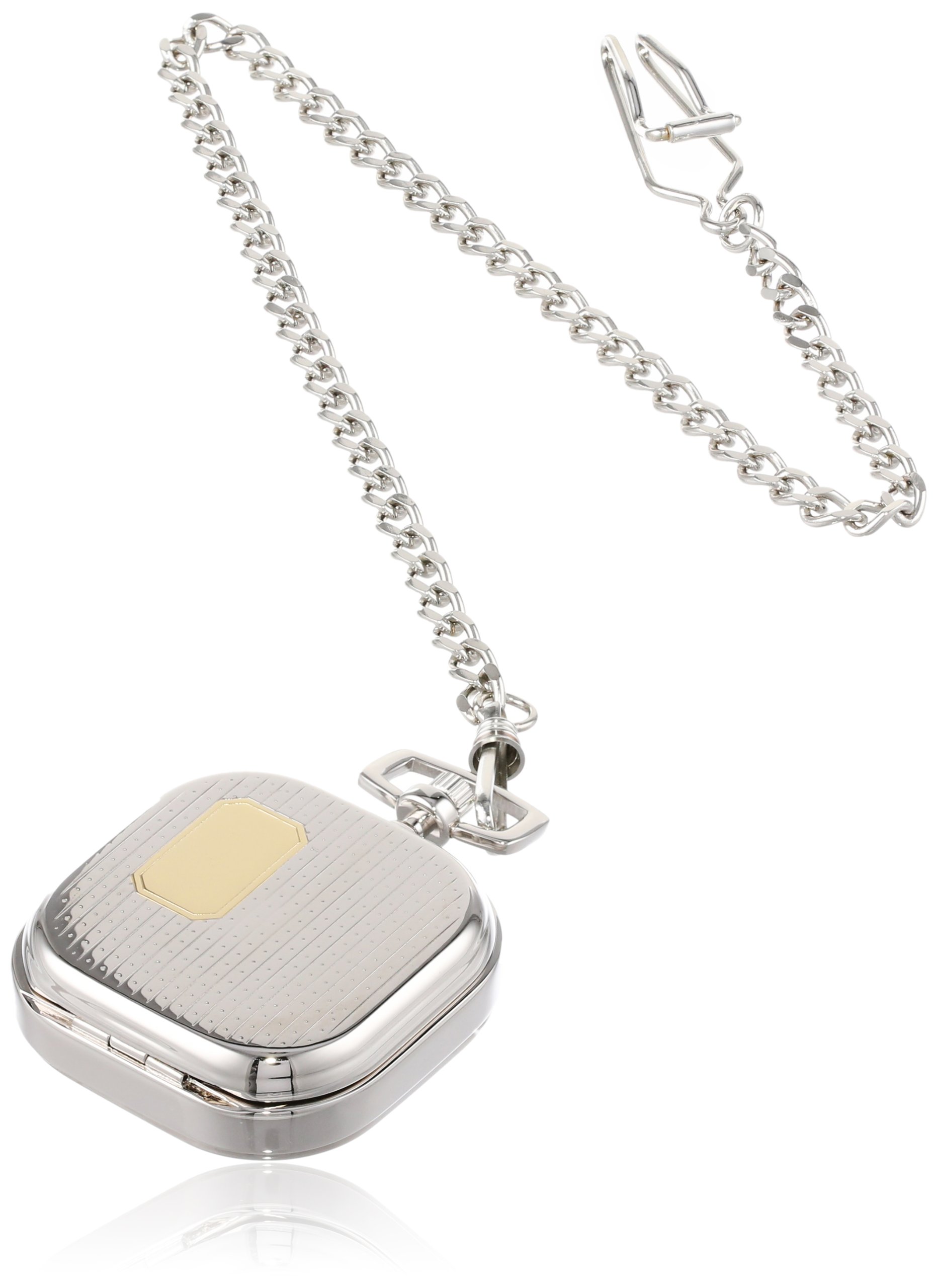 Charles-Hubert, Paris Two-Tone Quartz Pocket Watch