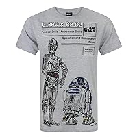 STAR WARS C-3PO and R2-D2 Men's T-Shirt