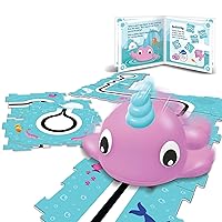 Coding Critters Go Pets Dipper the Narwhal - 14 Pieces, Ages 4+ Screen-Free Early Coding Toy For Kids, Interactive STEM Coding Pet, Toddler Learning Toys