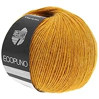 Lana Grossa Ecopuno, 33 Yellow Orange Yarn