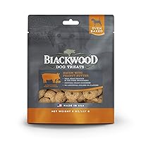 Pet Food Oven Baked Dog Treats Made in USA [Natural Dog Treats for Healthy Snacks] Perfect for Dog Training Treats, Bacon with Peanut Butter, Brown (22605)