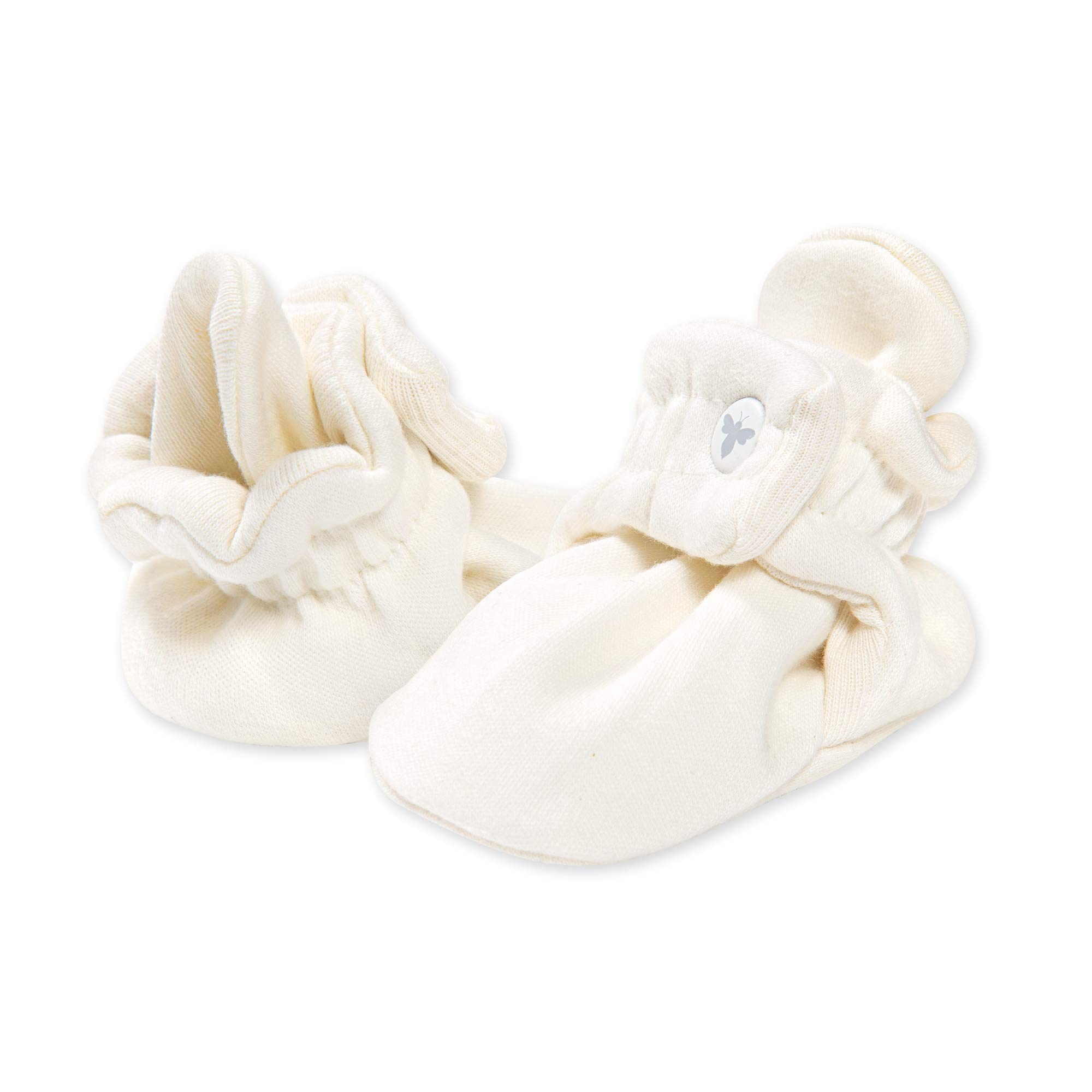 Burt's Bees Baby Unisex Baby Booties, Organic Cotton Adjustable Infant Shoes Slipper Sock