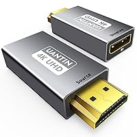 HDMI to DisplayPort Adapter (4K 60Hz,1080p 120Hz) Uni-Directional HDMI Male to DP Female Converter for Monitor Compatible with GPU,Laptop,AMD,NVIDIA,PS5,Xbox and More - 1 Pack