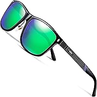 ATTCL Men's Driving Polarized Sunglasses For Men - Al-Mg Metal Frame Ultra Light