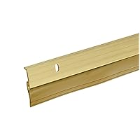 Frost King 3A58 Premium Aluminum and Triple Seal Vinyl Sweep, Gold