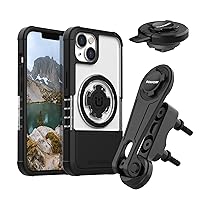 Rokform - iPhone 14 Crystal Case + Motorcycle Perch Mount + Vibration Dampener V2