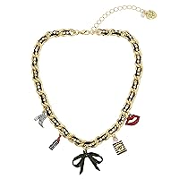 Betsey Johnson Womens Going All Out Necklace