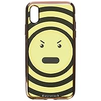 ANGRY EMOJI | Luxendary Chrome Series designer case for iPhone X in Rose Gold trim