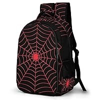 Spider Web Travel Backpack Double Layers Laptop Backpack Durable Daypack for Men Women
