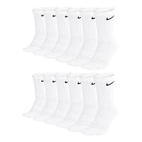 Nike Men’s Everyday Cushioned Crew Training Socks (6 Pairs)