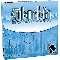 Suburbia, Thematic City Building Strategic Board Game, Tile Laying Board Game, Fun Game for Adults