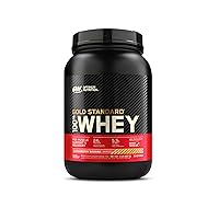 Optimum Nutrition Gold Standard 100% Whey Protein Powder, Strawberry Banana 2 Pound (Packaging May Vary)