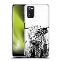 Head Case Designs Officially Licensed Dorit Fuhg Portrait of a Highland Cow Travel Stories Soft Gel Case Compatible with Samsung Galaxy A03s (2021)