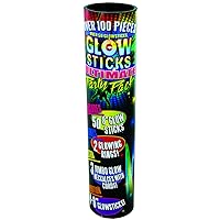 Glow Stick Tube Pack (100-Piece), Multicolor (ULT-GLO)