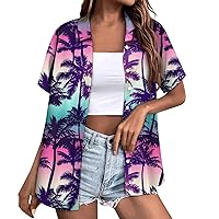 Western Shirts for Women Cute Summer Tops for Women from Daughter Vintage Tees for Wife Girls Trip Shirts for Women 2024 Memorial Day Shirts Purple S