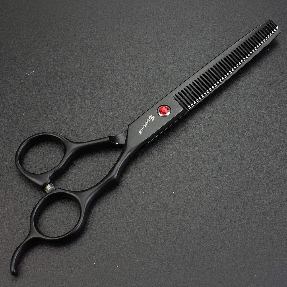 SHARONDS 7.0 Inch Stainless Steel Professional Barber Scissors Hair Thinning Scissors Hairdresser or Home Hairdresser Variant/Hybrid Scissors (scissors set)