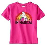 I'm Magical Unicorn Toddler, Youth & Kids T-Shirt, Dress, Tank & 3/4 Sleeve Pink or Grey