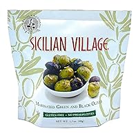 Marinated Olives, Green/Black, 1.7 Oz (Pack of 10)