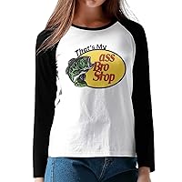 That's My Ass Bro 9店 Woman Long Sleeve Shirts Cotton T for Girls