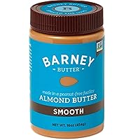 Almond Butter, Smooth, 16 Ounce Jar, Skin-Free Almonds, No Stir, Non-GMO, Gluten Free, Keto, Paleo, Vegan