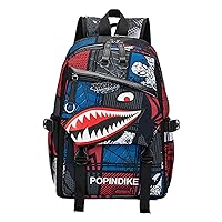  XKJFOTCY Shark Backpack for Boys, Fashion Multi-Functional  Teens Bookbag, Laptop Backpack, Casual Daypack : Electronics