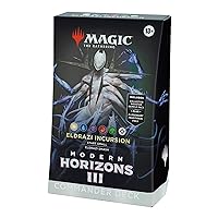 Magic: The Gathering Modern Horizons 3 Commander Deck – Eldrazi Incursion (100-Card Deck, 2-Card Collector Booster Sample Pack + Accessories)