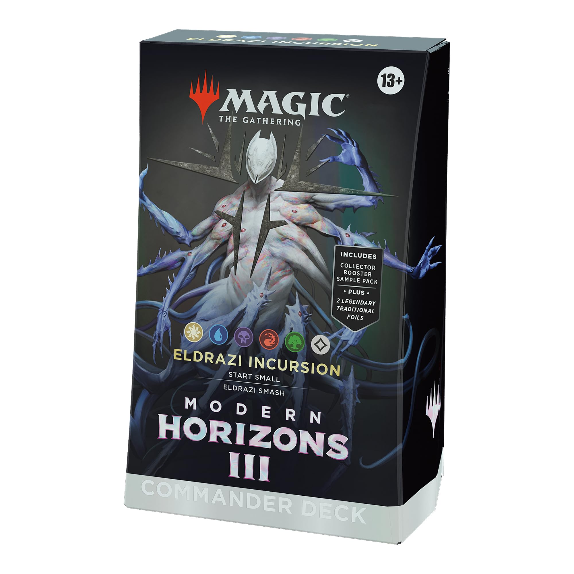 Magic: The Gathering Modern Horizons 3 Commander Deck – Eldrazi Incursion (100-Card Deck, 2-Card Collector Booster Sample Pack + Accessories)