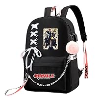 Anime Mashle Magic and Muscles Backpack Mash Burnedead Laptop Daypack Bookbag School Bag with USB Charging Port 1