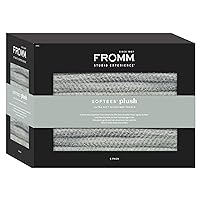 Fromm Softees Plush Microfiber Salon Hair Towels - Ultra Soft Fast Drying Towel for Hair, Hands, Face – Use at Home, Salon, Spa, Barber – 20