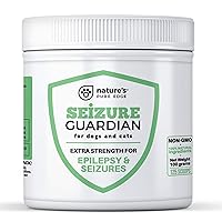 Seizure Support and Calming Aid for Dogs and Cats - All Natural Epilepsy and Seizure Aid. Hemp, Ashwagandha, Blue Vervain, Valerian, L-tryptophan, L-Taurine, Chamomile, Milk Thistle, Turmeric.
